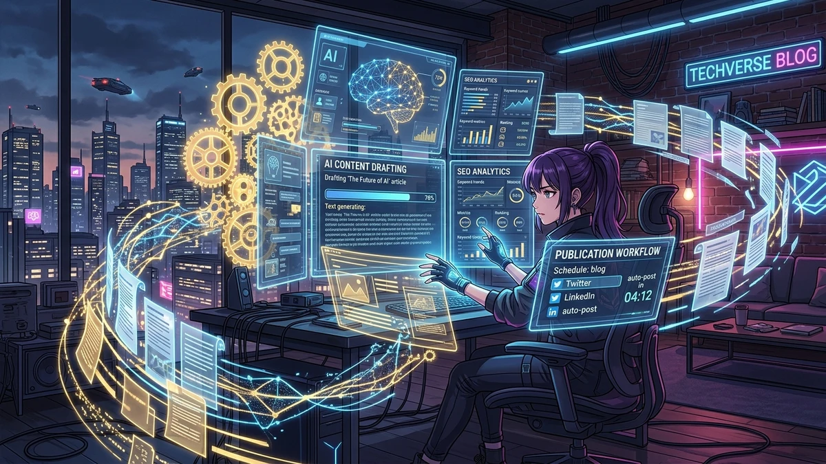 【AI×ブログ自動化】おすすめAIツール徹底比較！記事作成を高速化するワークフロー